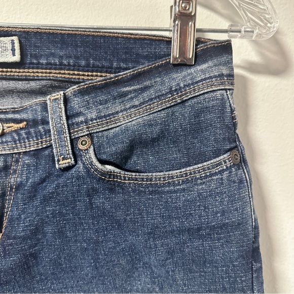 Y2K Express Precision Fit Stretch Low Slung Flare Jeans Medium Wash Size 5/6 S - Picture 5 of 15